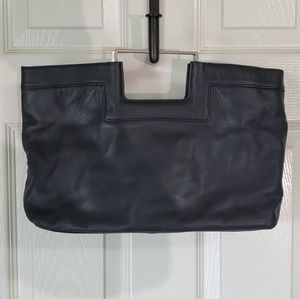 Black Leather Banana Republic Handbag